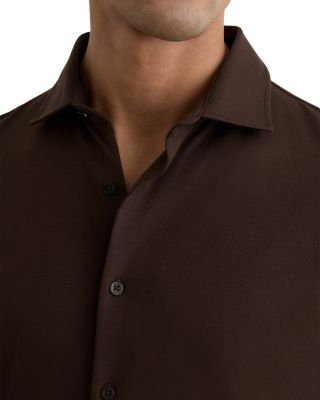 Slim Fit Brown Shirt