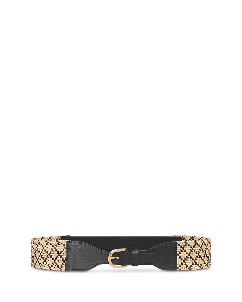 Gerard Darel Women's Tyra Raffia & Leather Belt