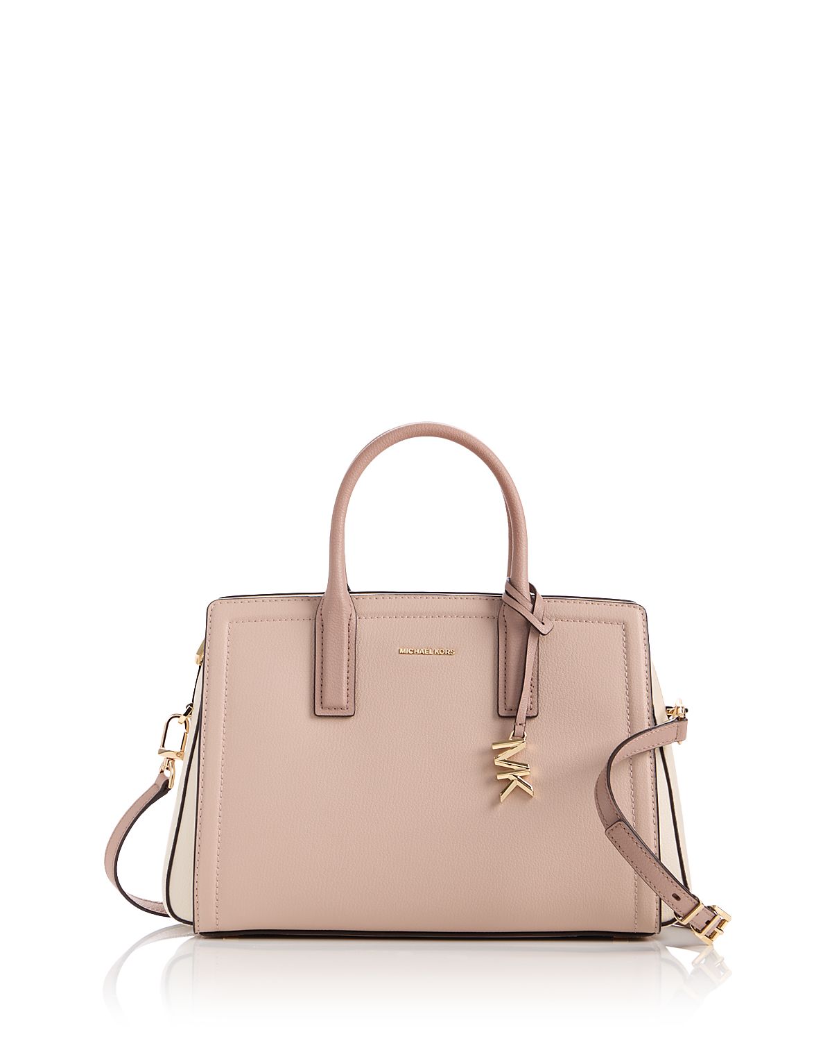 Michael Kors Laila Medium Leather Satchel