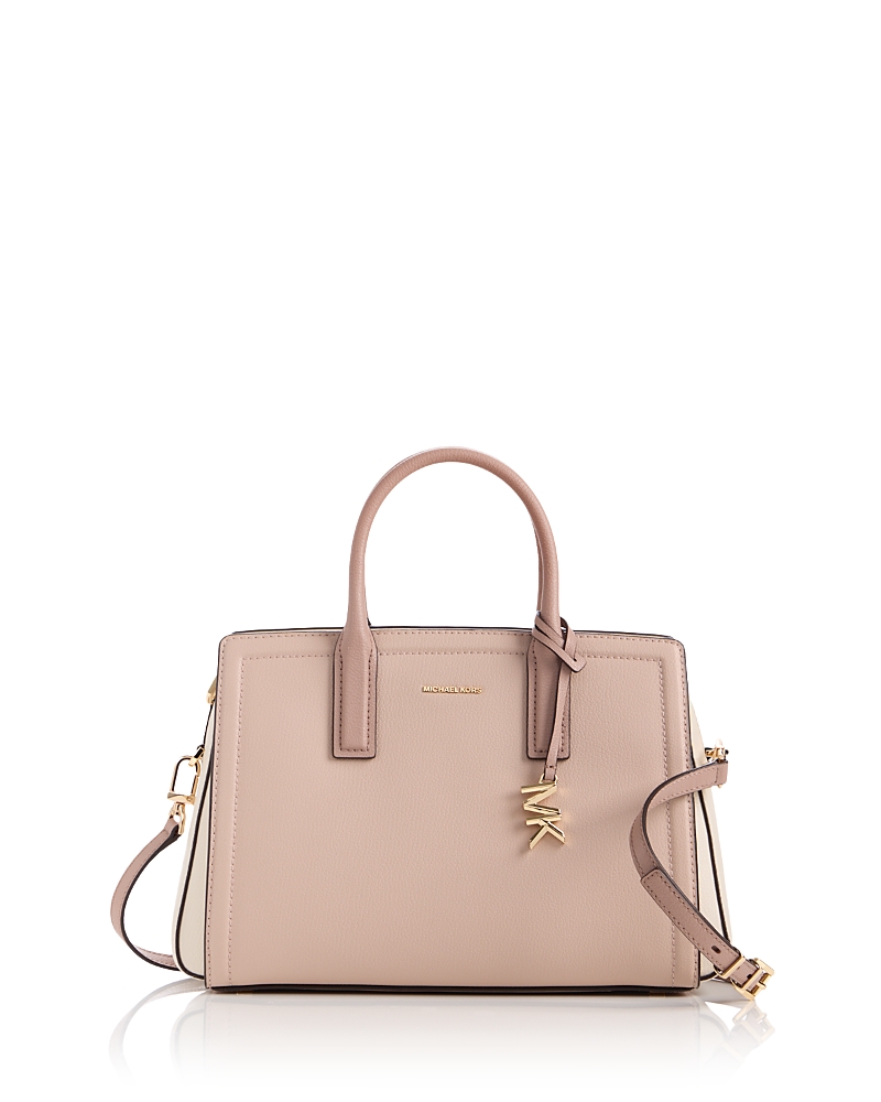 Michael Kors Laila Medium Leather Satchel