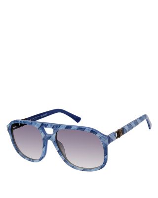 Square Flat Top Sunglasses, 59mm
