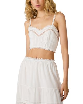 Elisse Lace Trim Top