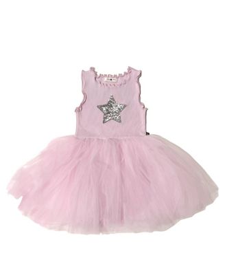Petite Hailey Girls' Star Tutu Dress - Little Kid, Big Kid In Purple