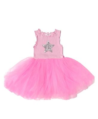 Petite Hailey Girls' Star Tutu Dress - Little Kid, Big Kid In Pink