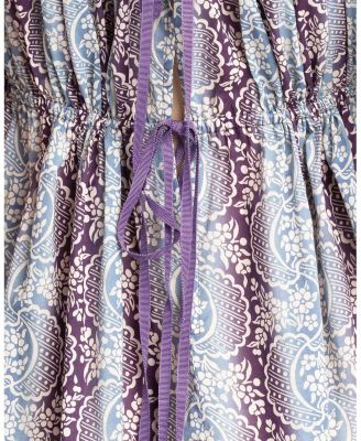  Ombre Ribbons Cotton Dress