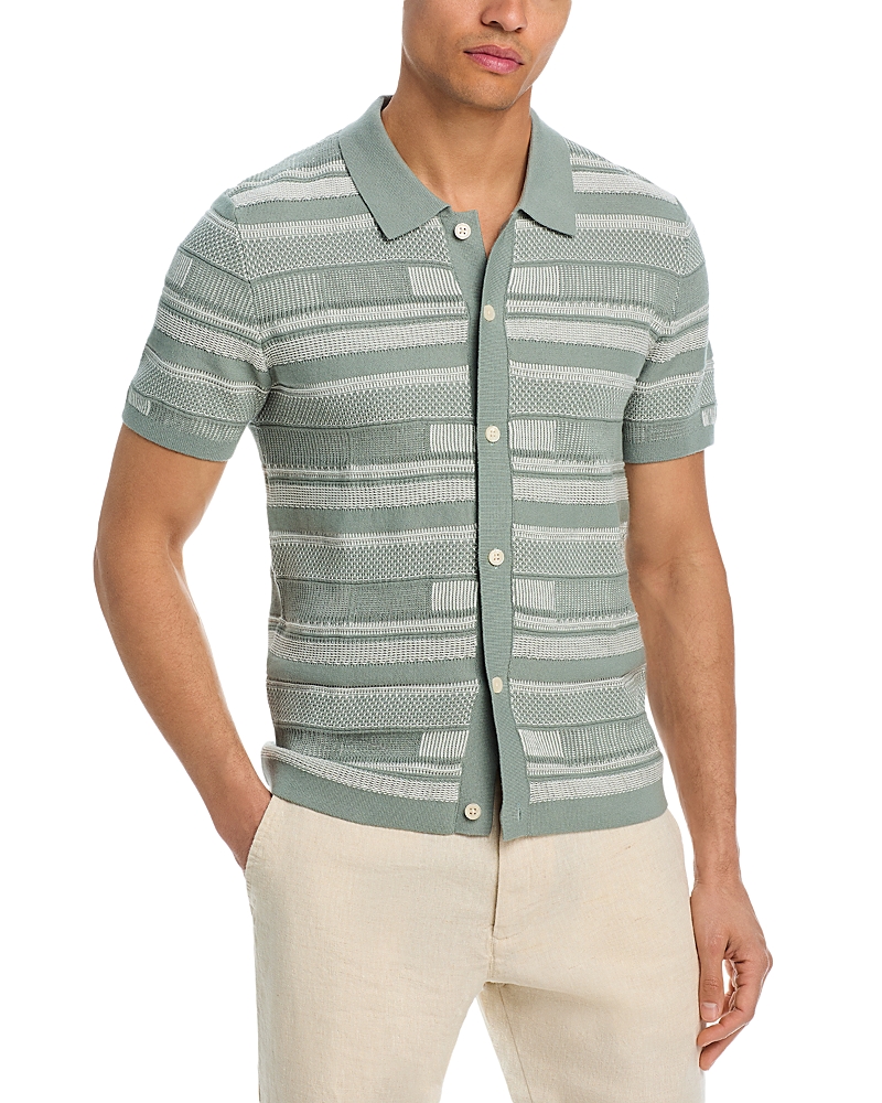 Rails Henri Relaxed Fit Knit Polo Top