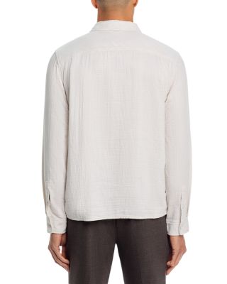 Owens Relaxed Fit Woven Long Sleeve Top