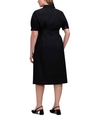 Plus Esther Embroidered Shirtdress