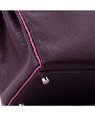 Kelly 32 Handbag Bicolor Epsom with Palladium Hardware