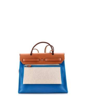 31 Herbag Zip Leather and Toile