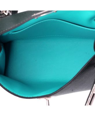 Kelly 20 Handbag Verso Chevre Mysore with Palladium Hardware