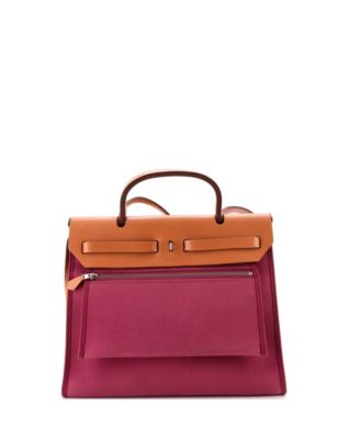 31 Herbag Zip Leather and Toile