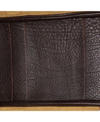 36 Garden Party Tote Toile and Leather