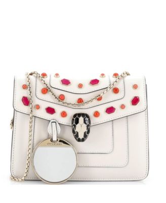  Mini Serpenti Forever Shoulder Bag Embellished Leather