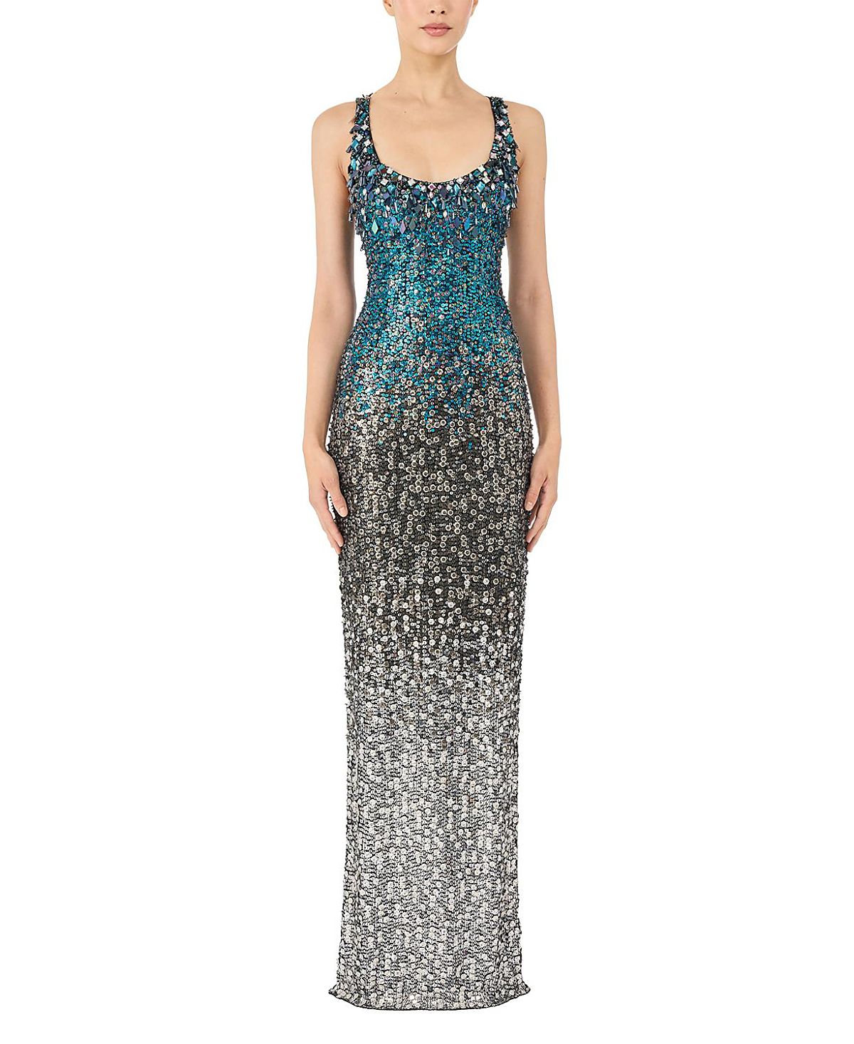 Jenny Packham Decora Sequin-Embellished Maxi Dress