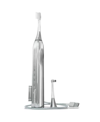  Zina45™ Sonic Pulse Toothbrush Chrome Silver No Case