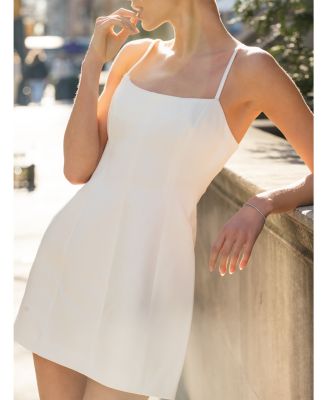 York Satin Minidress