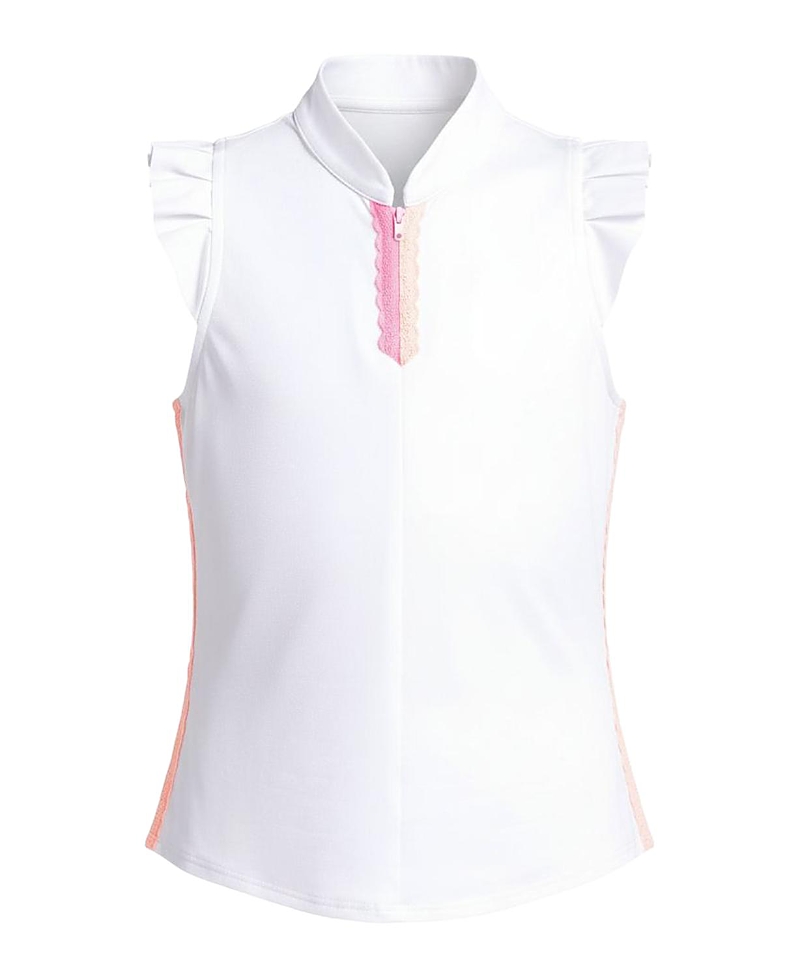 Lucky in Love Girls Lace Frill Tank Top - Little Kid, Big Kid