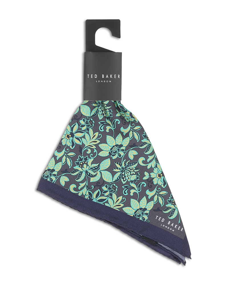 Ted Baker York Satin Floral Pocket Square