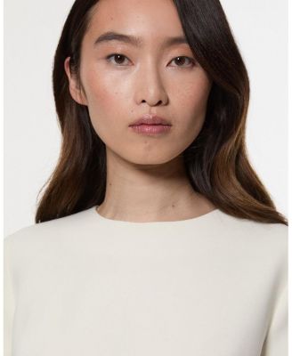 Tab Detail Tailored Mini Dress