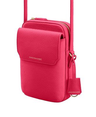 Leather Zip Phone Pouch