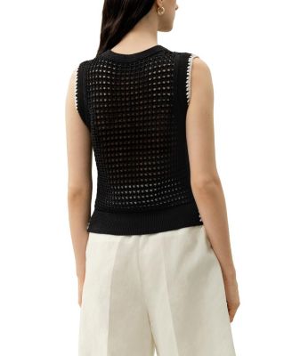 Toscana Pointelle Embroidered Vest