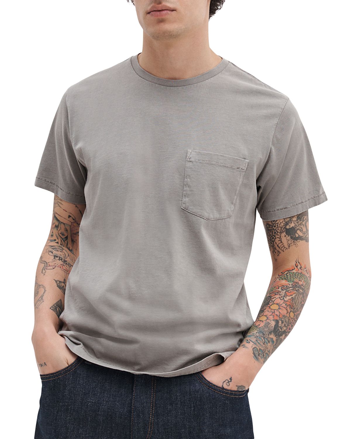 rag & bone Garment Dye Classic Pocket T-Shirt
