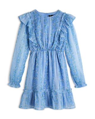 Girls' Metallic Floral Dress, Little Kid, Big Kid - Exclusive