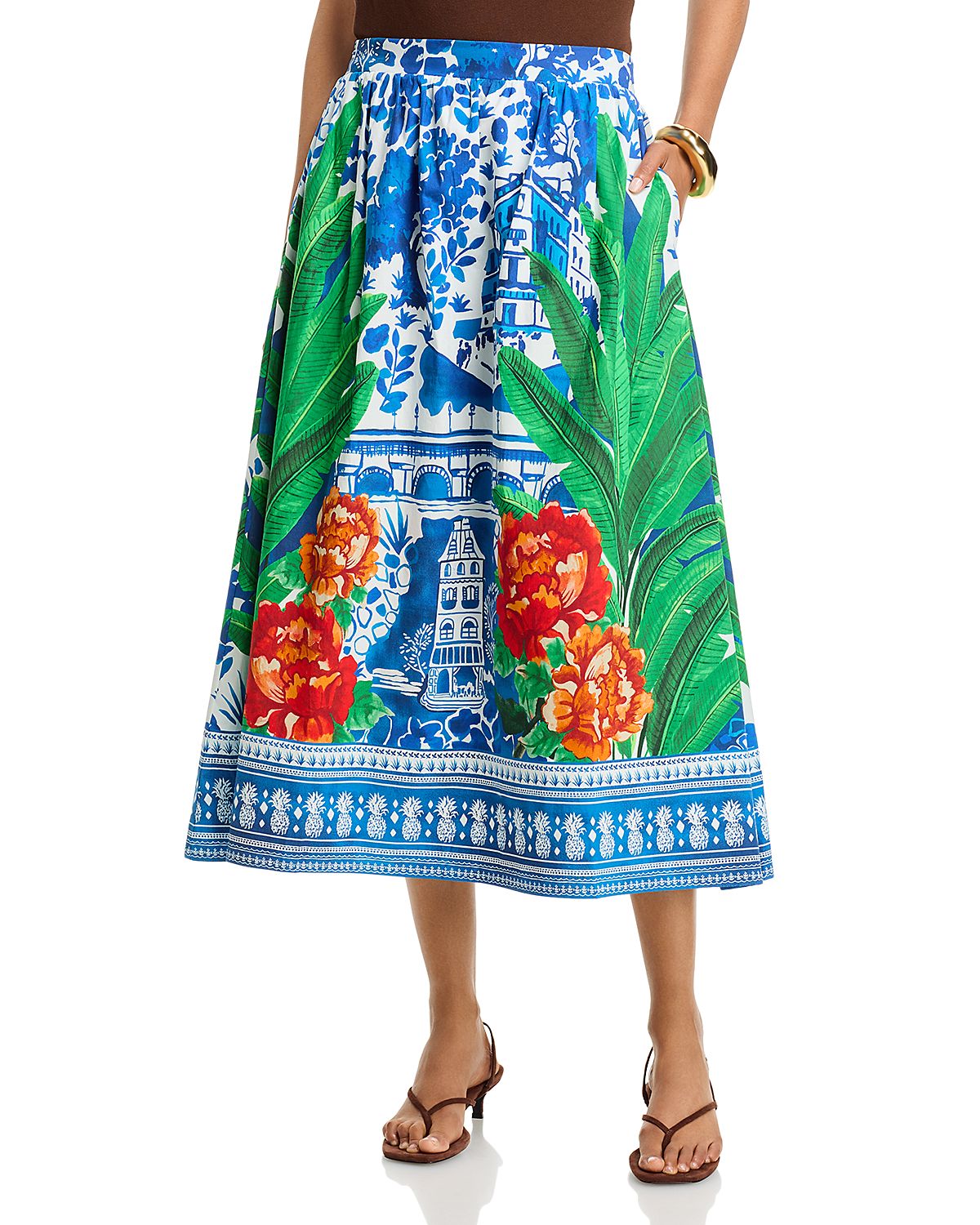 T Tahari Pull On Full Skirt
