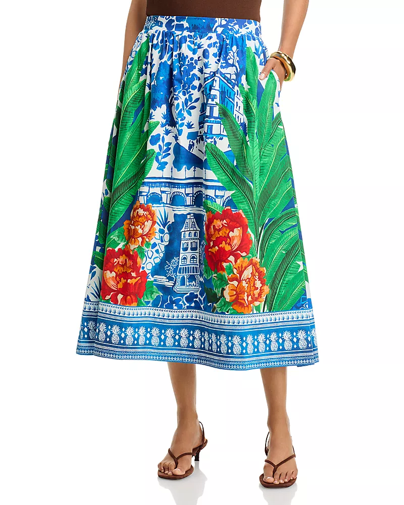 T Tahari Pull On Full Skirt
