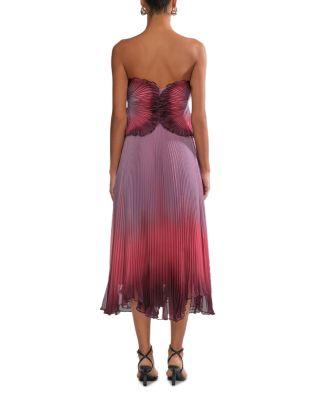 Delyth Ombr&eacute; Strapless Dress
