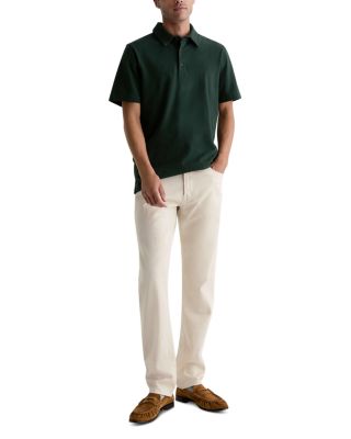 Everett Slim Straight Pants in Natural