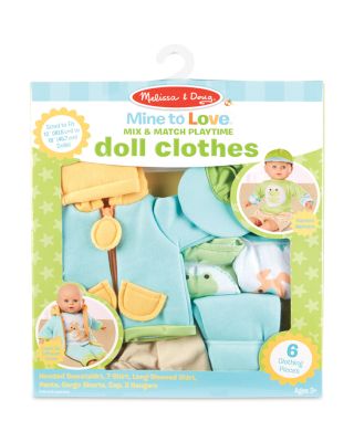 Mine to Love Mix & Match Playtime Doll Clothes