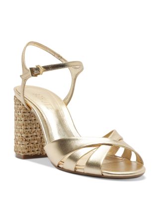 Women's Keefa Raffia Block Heel Sandals