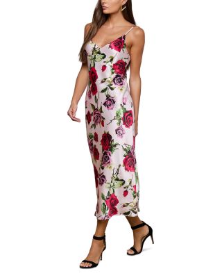 Seridie Silk Midi Slip Dress