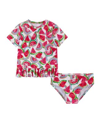 Girls' Short Sleeve Rashguard Set - Little Kid