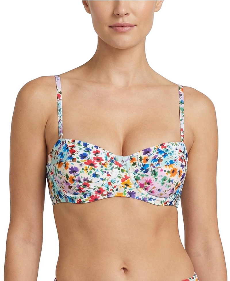 Change of Scenery Nellie Underwire Balconette Print Bikini Top