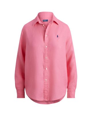 Ralph Lauren Classic Fit Linen Shirt | Bloomingdale's Women