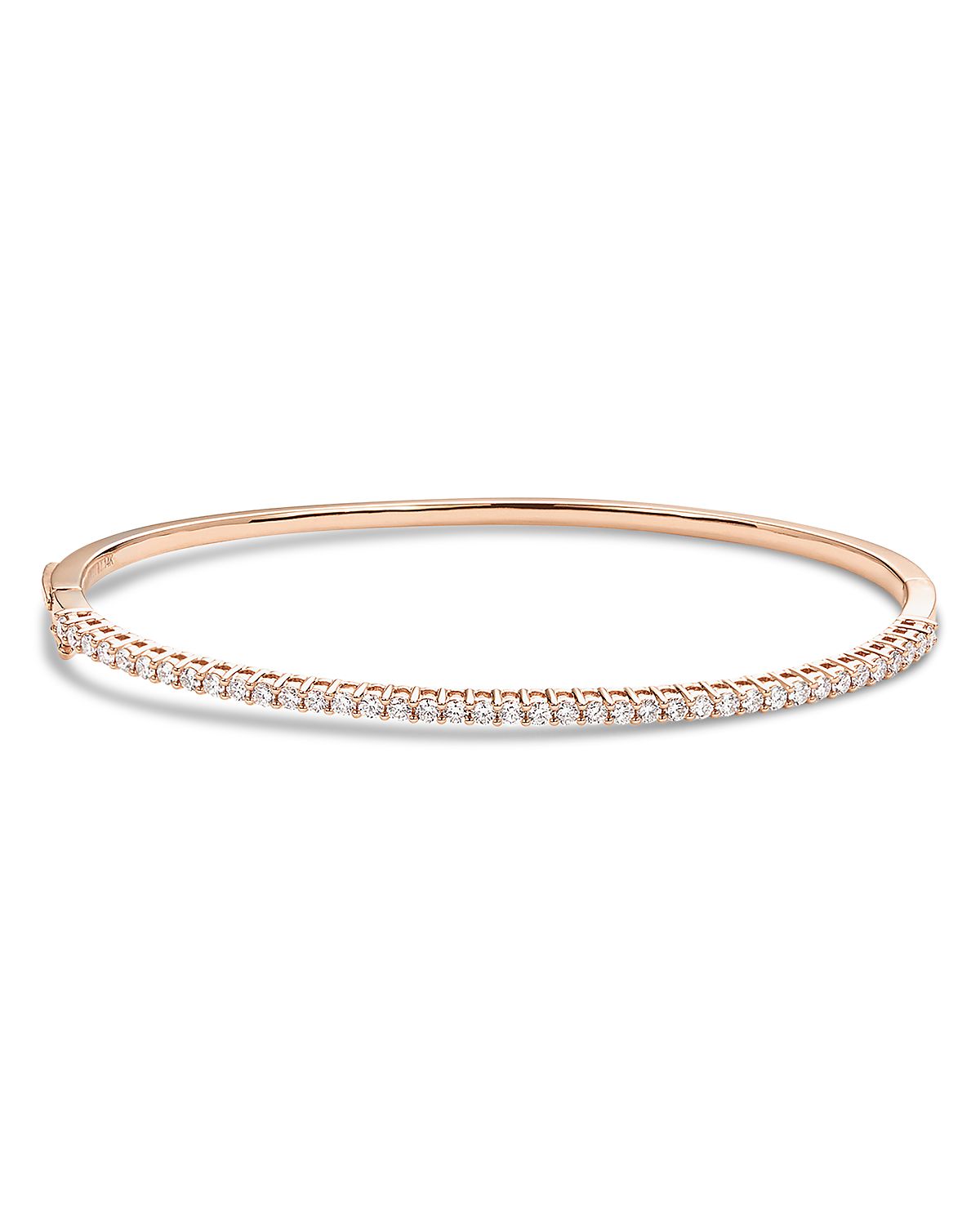 Lana 14K Yellow Gold Diamond Bangle Bracelet