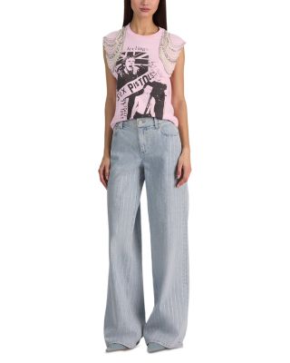 Micah Embellished Muscle Tee