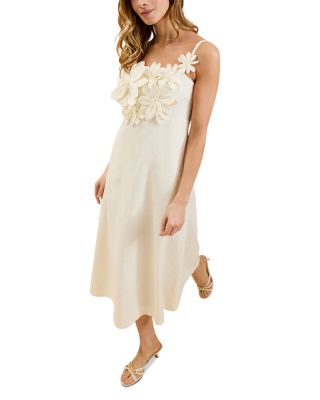 Esperanza 3D Floral Midi Dress