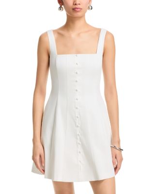 Cotton Sateen Mini Dress