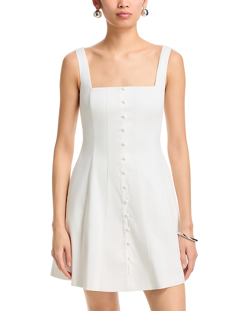 French Connection Cotton Sateen Mini Dress