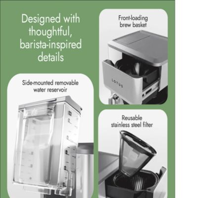 The Top Drip Coffee Maker with Grounds Scale 