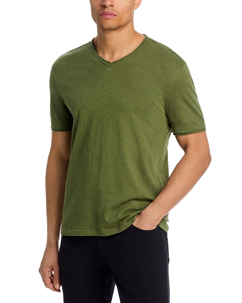 John Varvatos Miles Slub V-Neck Tee