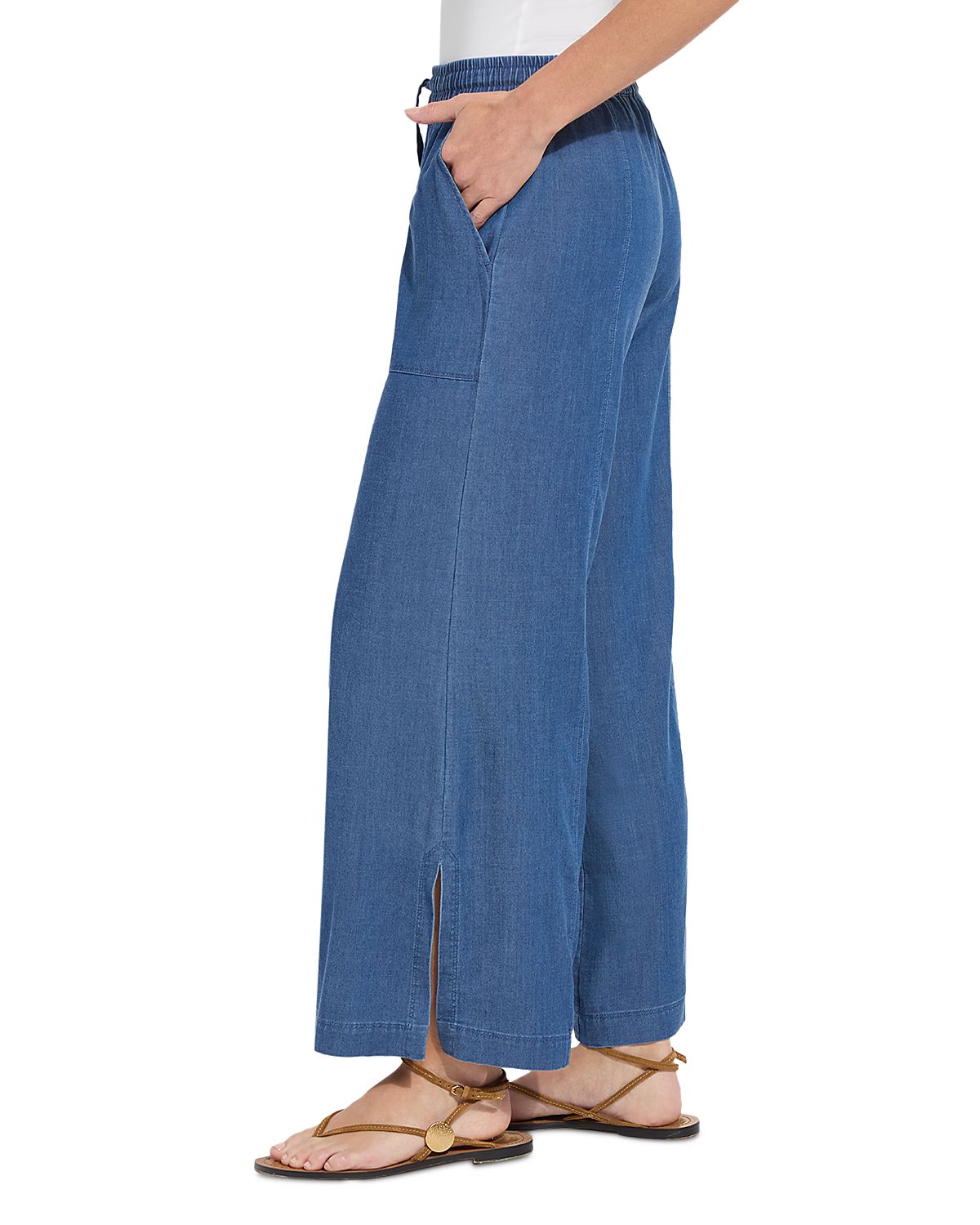 Lysse Lilia Drawstring Ankle Wide Leg Pants