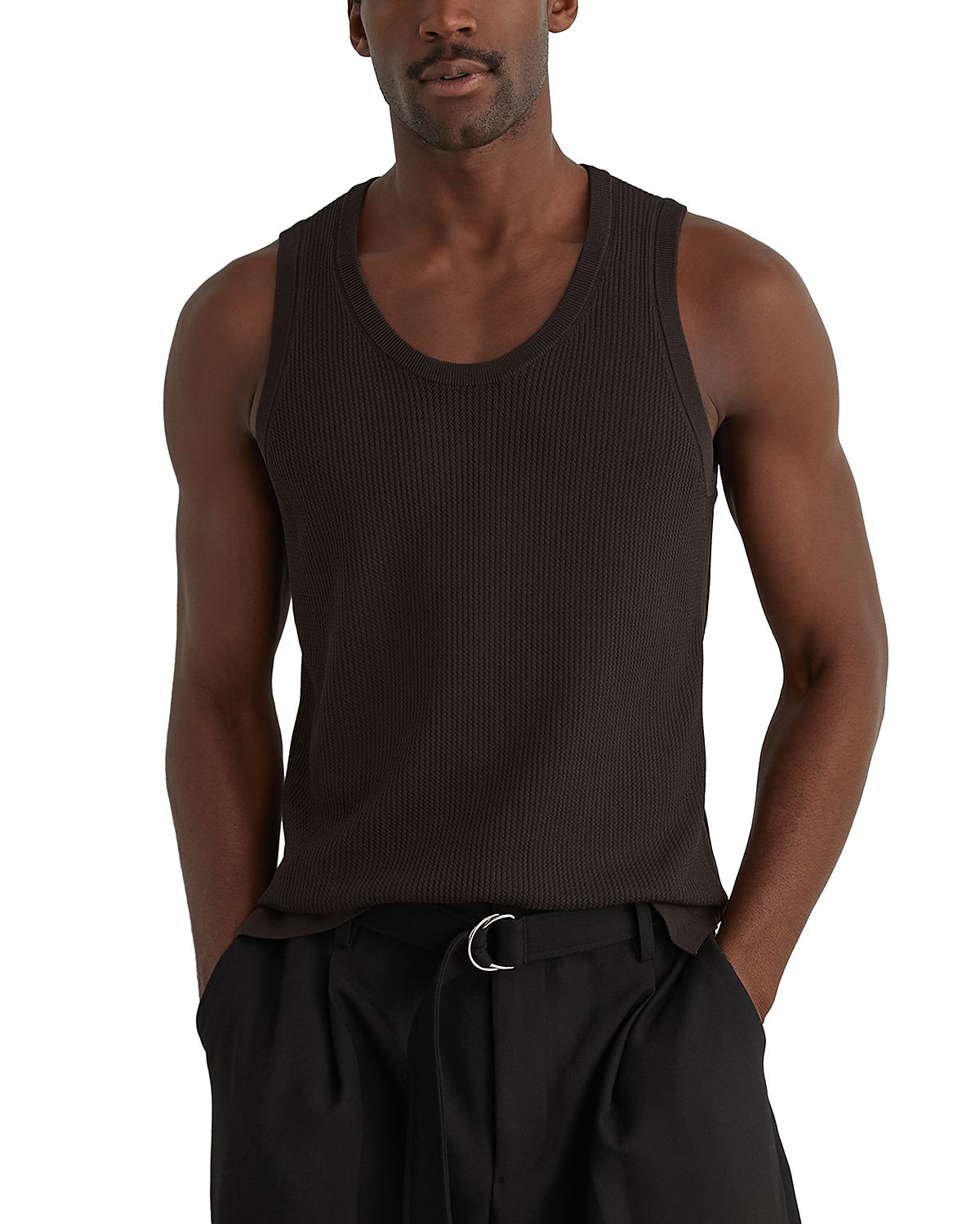 Reiss Watson Regular Fit Textured Tank Top