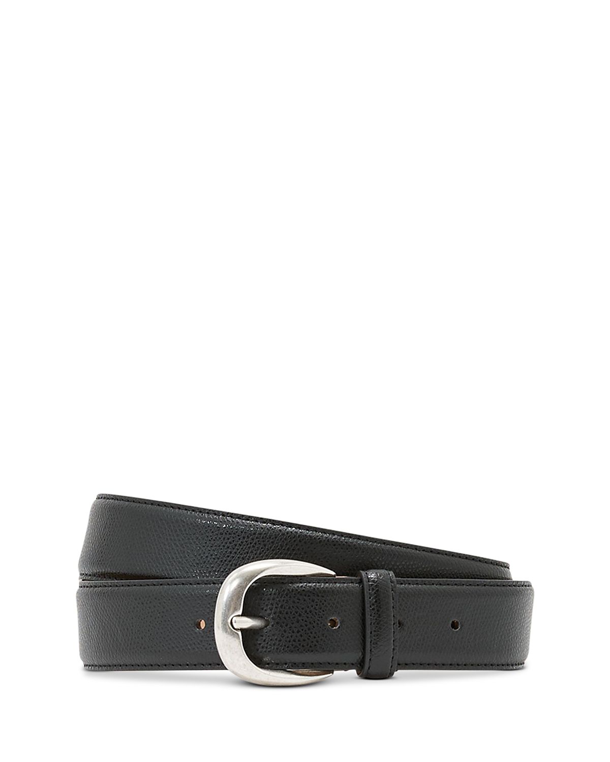 Reiss Men's Pebble Grain Leather Belt