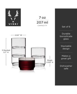  Raye Crystal Bodega Glasses, Set of 6