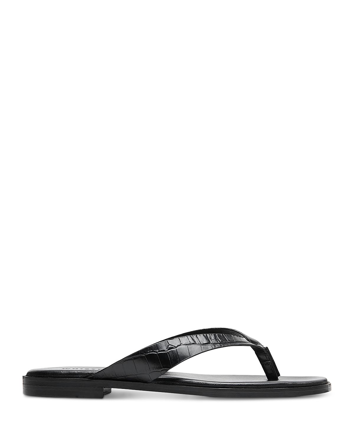 Whistles Women's Croc Embossed Flip Flop Sandals